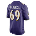 Custom #69 Purple BAL Football Shirt Top