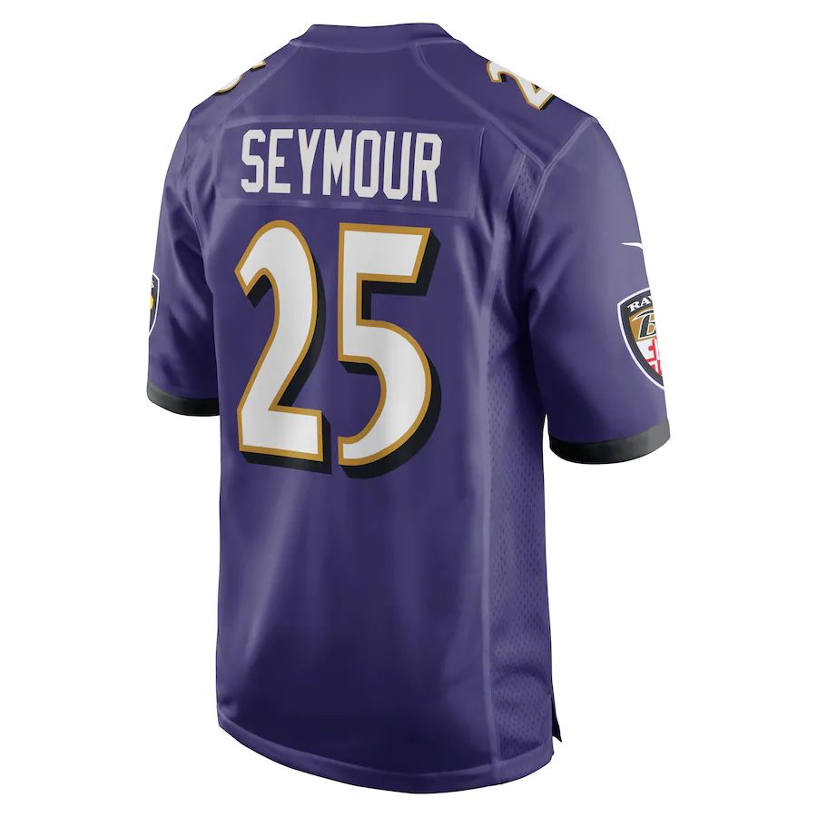 Custom #25 Purple BAL Football Shirt Top