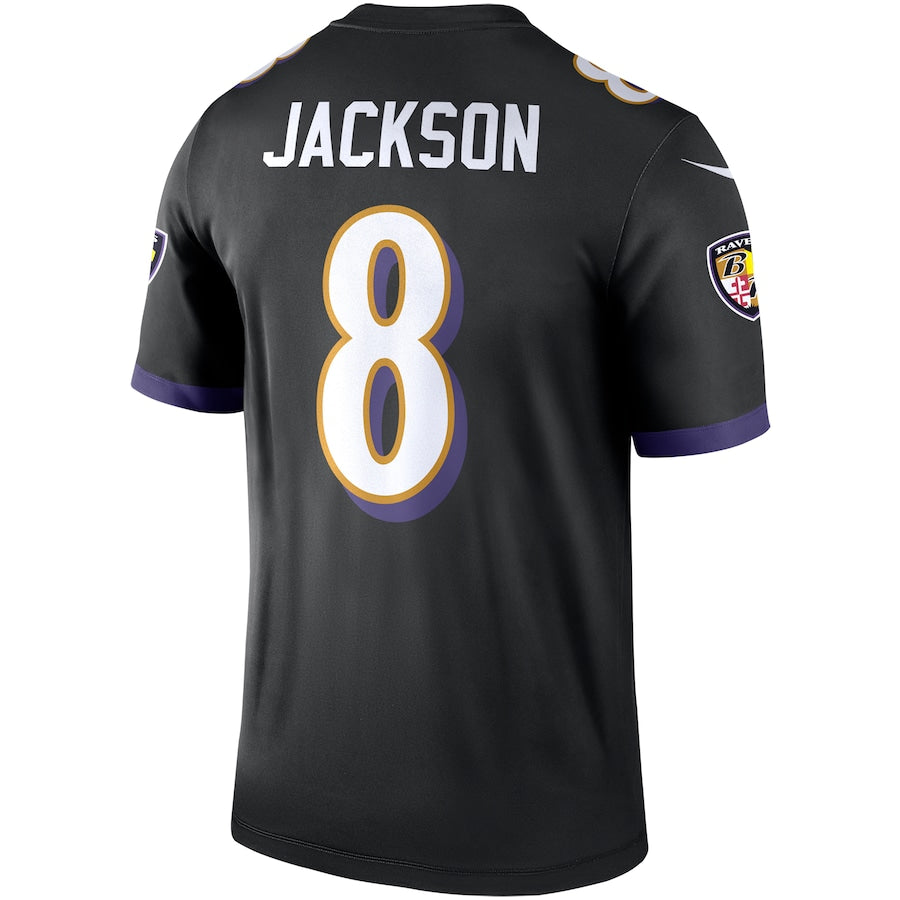 Custom #8 Black BAL Football Shirt Top