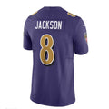Custom #8 Purple BAL Football Shirt Top