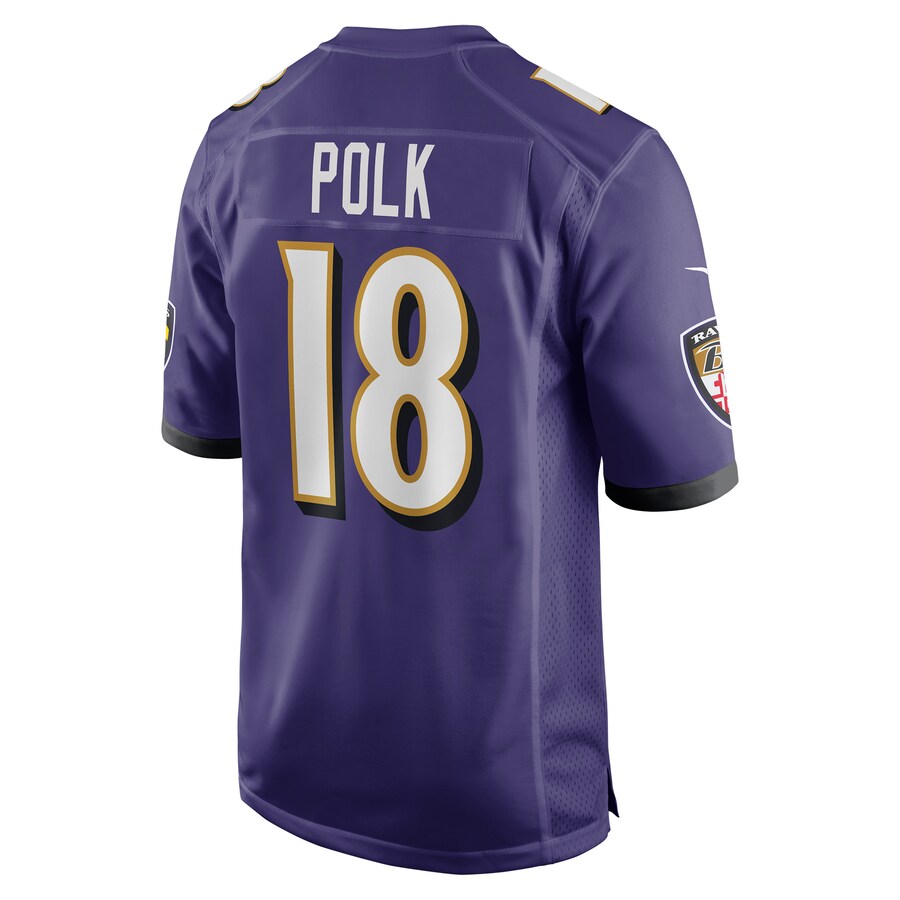 Custom #18 Purple BAL Football Shirt Top