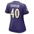 Custom #40 Purple BAL Football Shirt Top