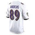 Custom #89 White BAL Football Shirt Top
