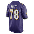 Custom #78 Purple BAL Football Shirt Top