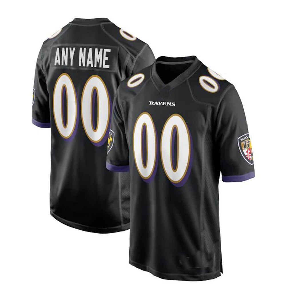 Custom Black BAL Football Shirt Top