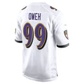 Custom #99 White BAL Football Shirt Top