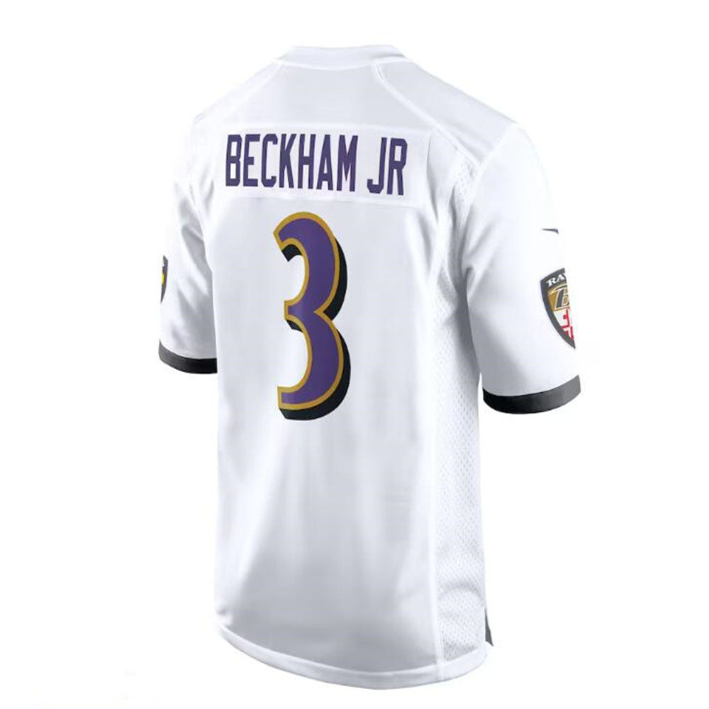 Custom #3 White BAL Football Shirt Top