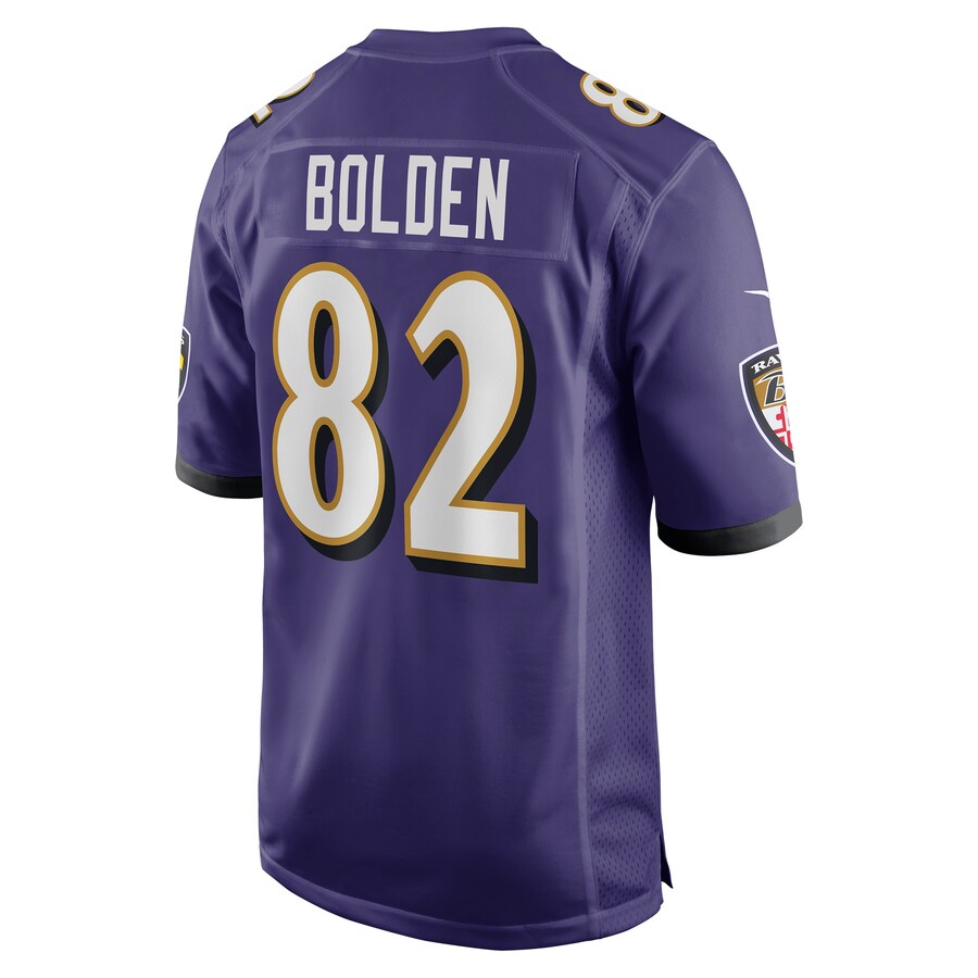 Custom #82 Purple BAL Football Shirt Top