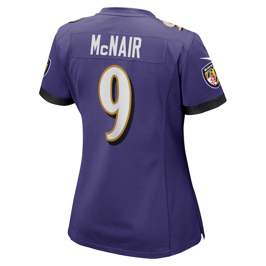 Custom #9 Purple BAL Football Shirt Top