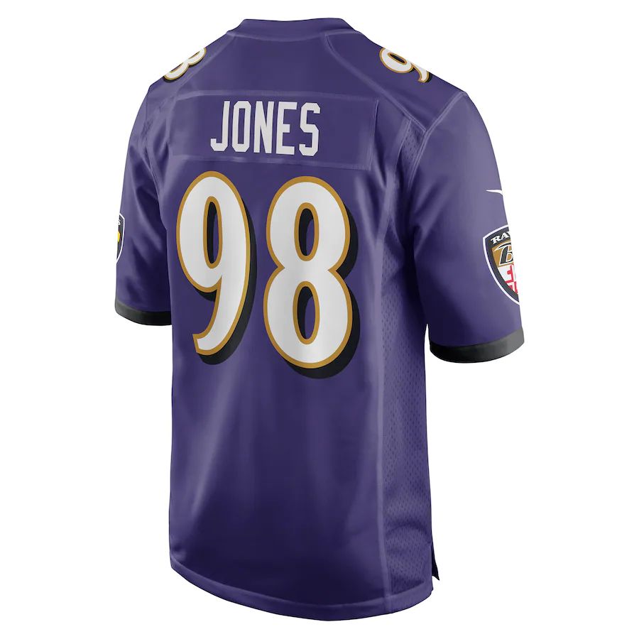 Custom #98 Purple BAL Football Shirt Top
