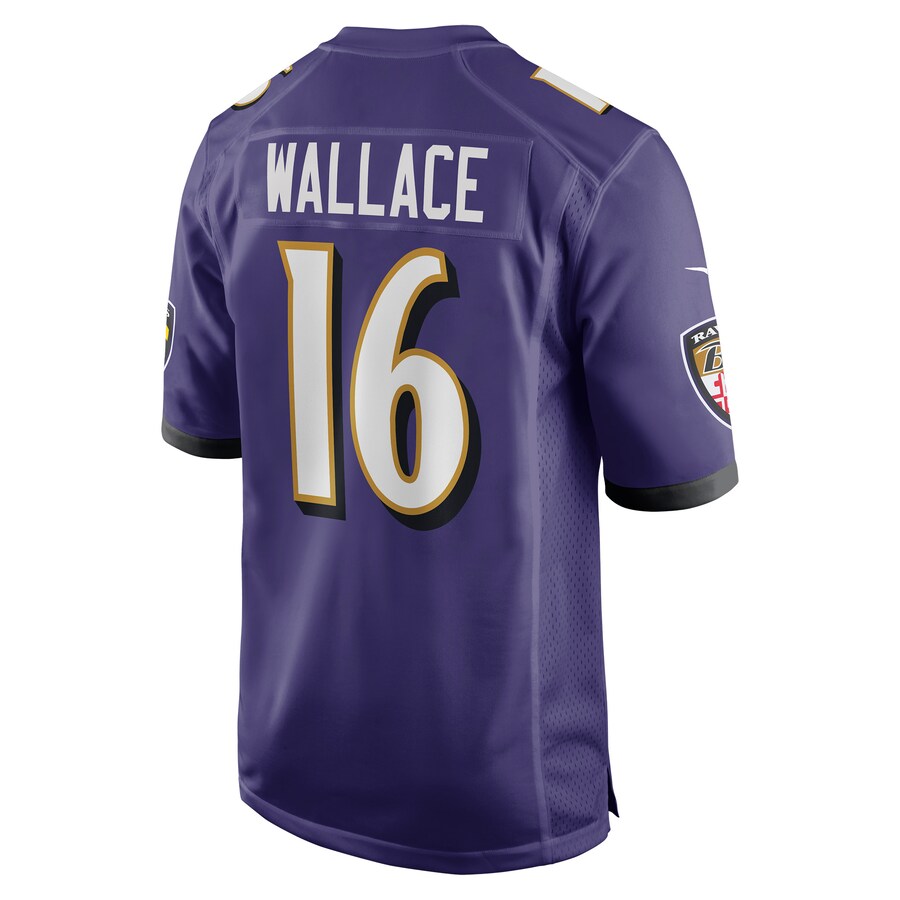Custom #16 Purple BAL Football Shirt Top