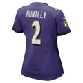 Custom #2 Purple BAL Football Shirt Top