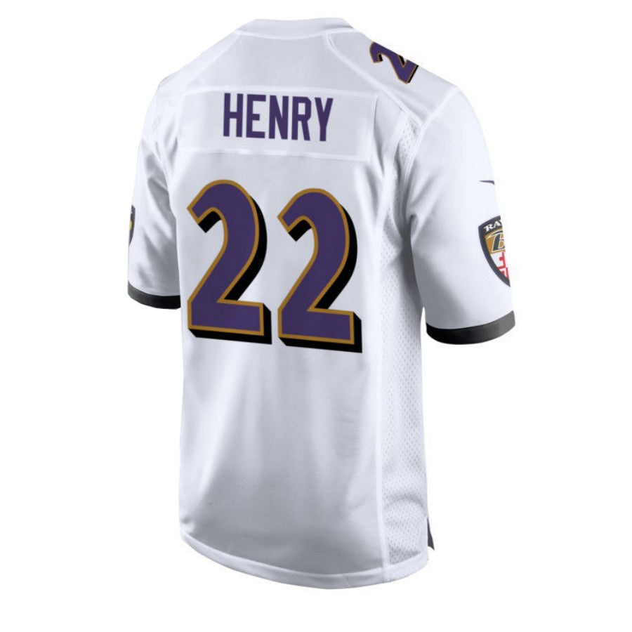 Custom #22 White BAL Football Shirt Top