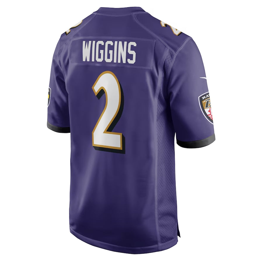 Custom #2 Purple 2024 BAL Football Shirt Top