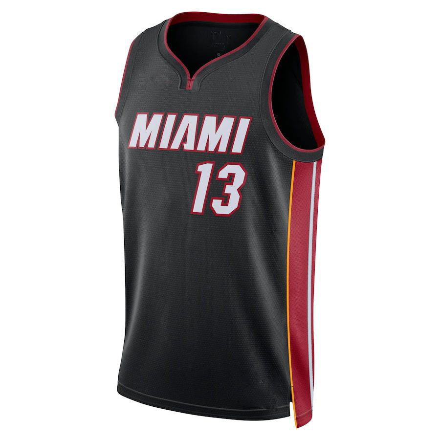 Custom #13 Black 2022 MIA Basketball Shirt Top