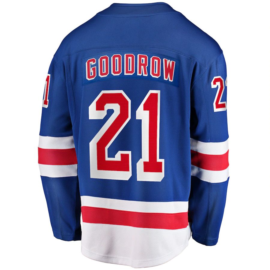 Custom #21 Blue Hockey Shirt Top
