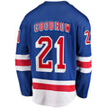 Custom #21 Blue Hockey Shirt Top