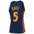 Custom #5 Navy 2006 GSW Basketball Shirt Top