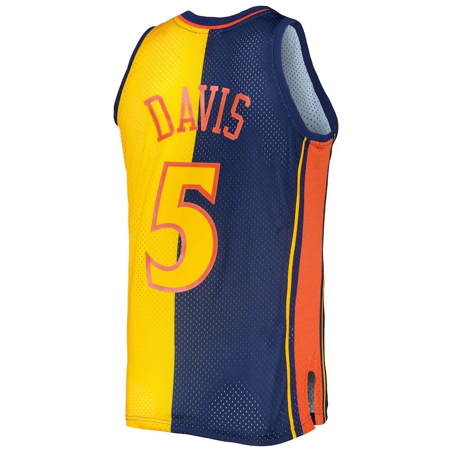 Custom #5 Navy 2006 GSW Basketball Shirt Top