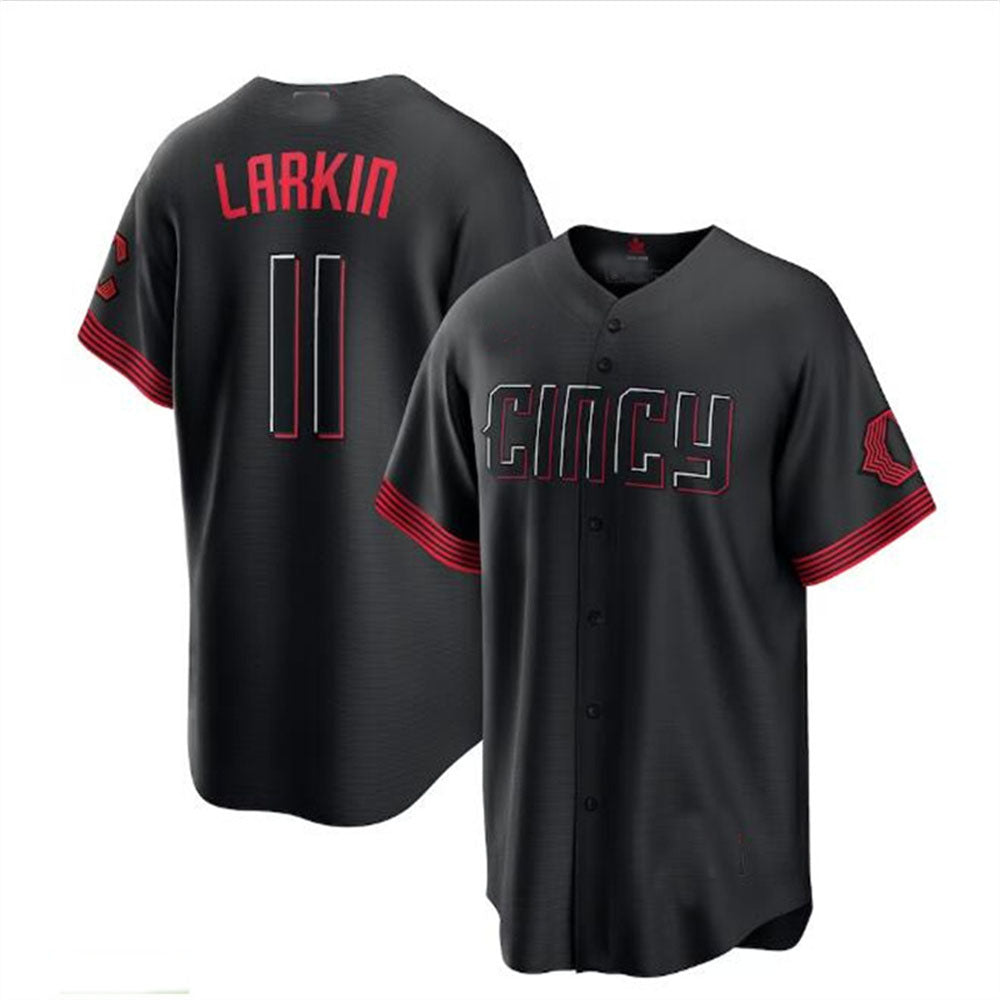 Custom #11 Black 2023 City Connect CIN Baseball Shirt Top