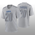 Custom #20 Gray DET Football Shirt Top
