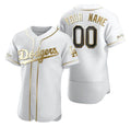 Custom White LAD Baseball Shirt Top
