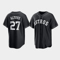 Custom Black 2021 HOU Baseball Shirt Top
