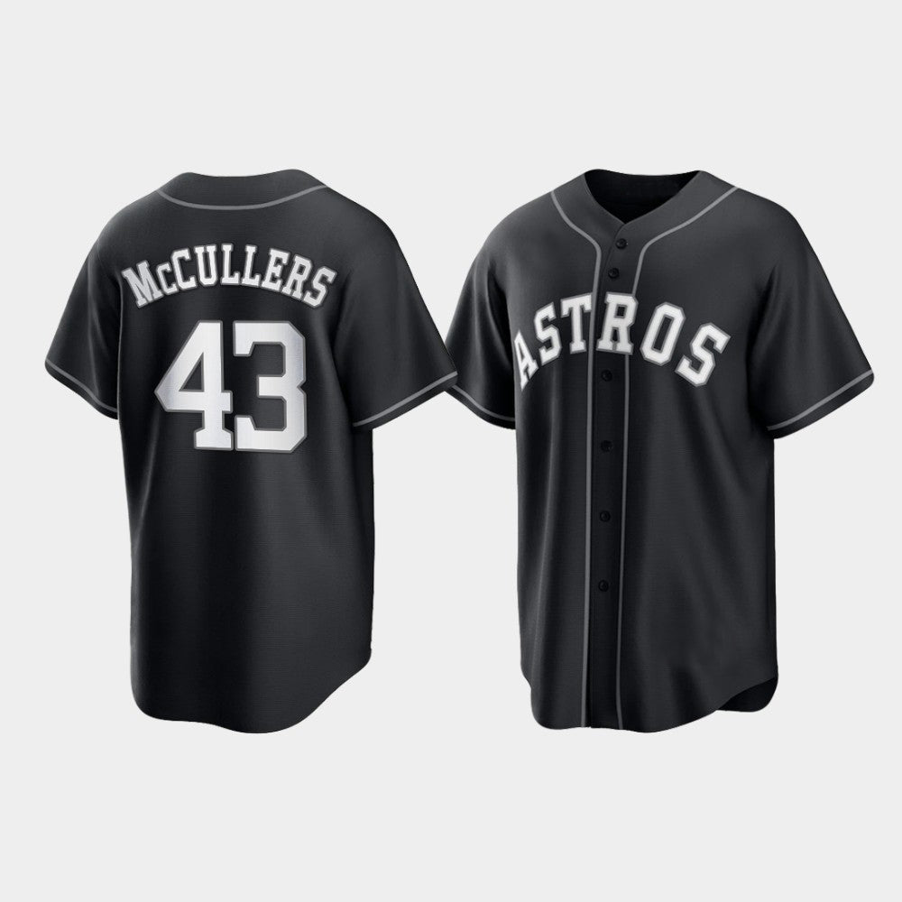 Custom Black 2021 HOU Baseball Shirt Top