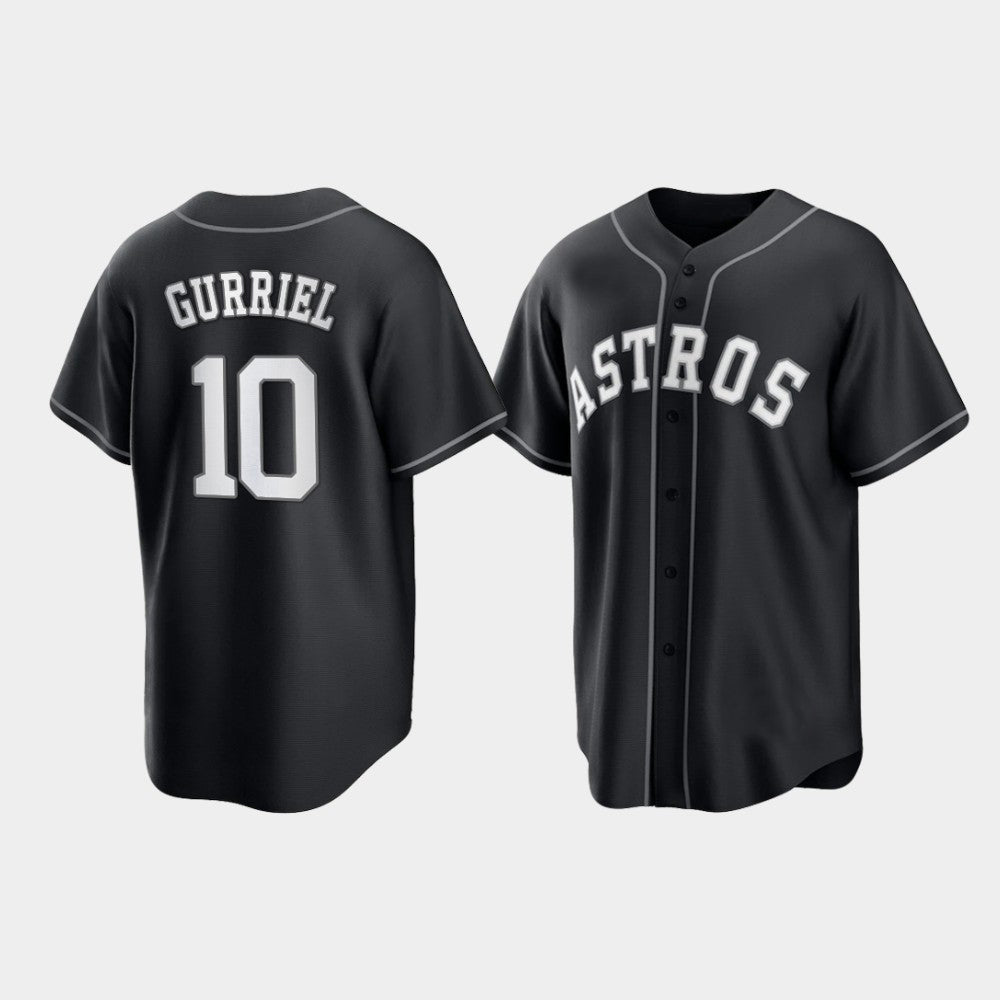 Custom Black 2021 HOU Baseball Shirt Top