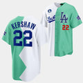 Custom #22 White 2022 LAD Baseball Shirt Top
