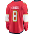 Custom #8 Red FLA Hockey Shirt Top
