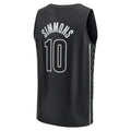 Custom #10 Black 2022 BKN Basketball Shirt Top