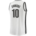Custom #10 White 2022 BKN Basketball Shirt Top