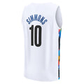 Custom #10 White 2022 BKN Basketball Shirt Top