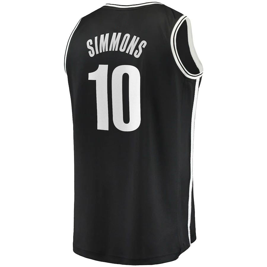 Custom #10 Black BKN Basketball Shirt Top