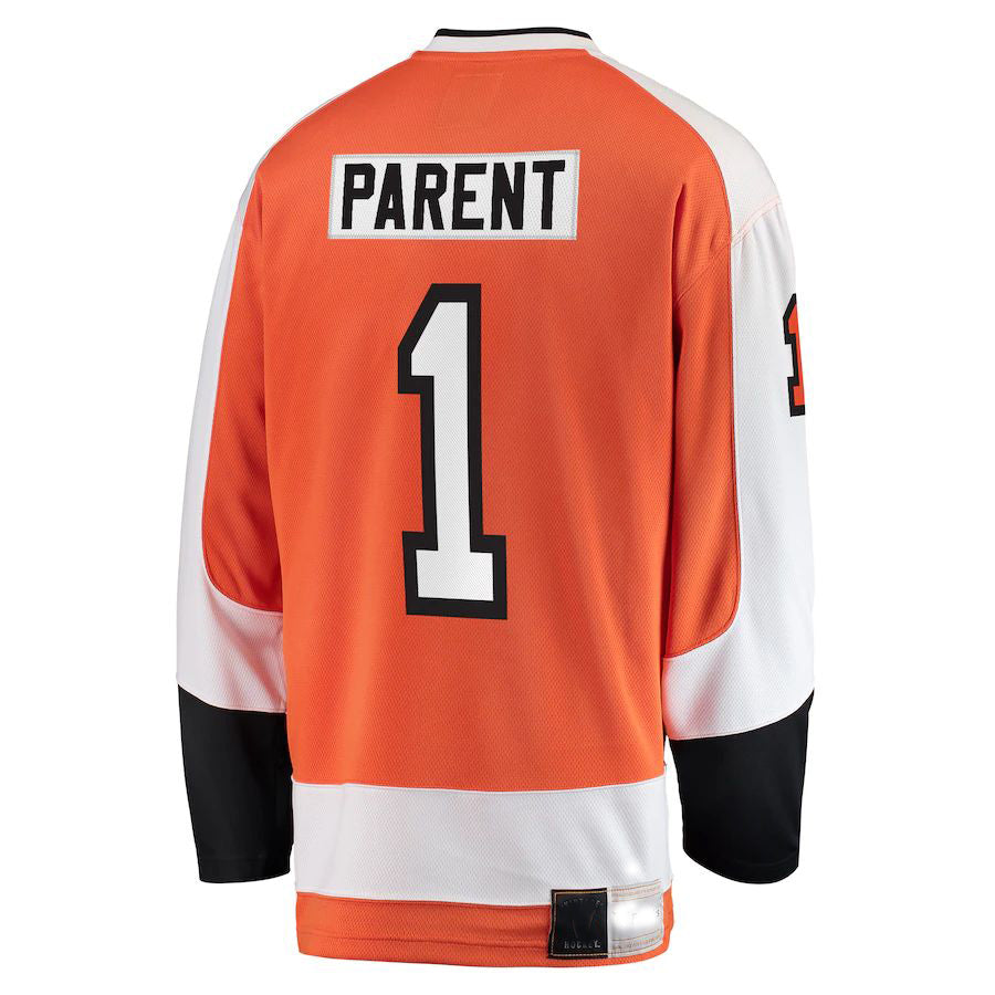 Custom #1 Orange PHI Hockey Shirt Top