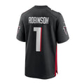 Custom #1 Black 2023 ATL Football Shirt Top