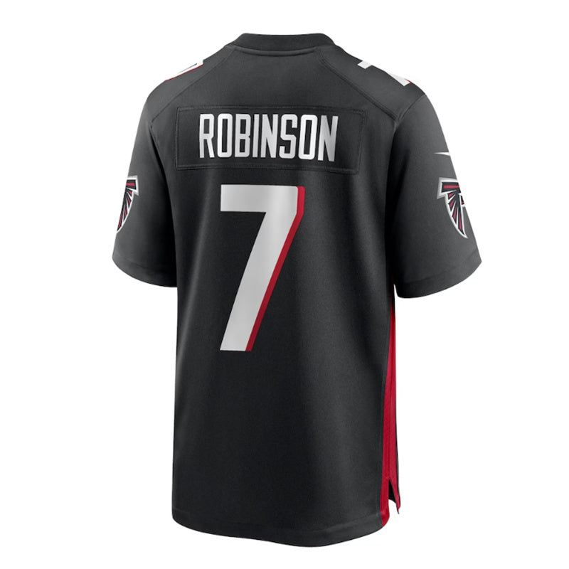 Custom #7 Black 2023 ATL Football Shirt Top