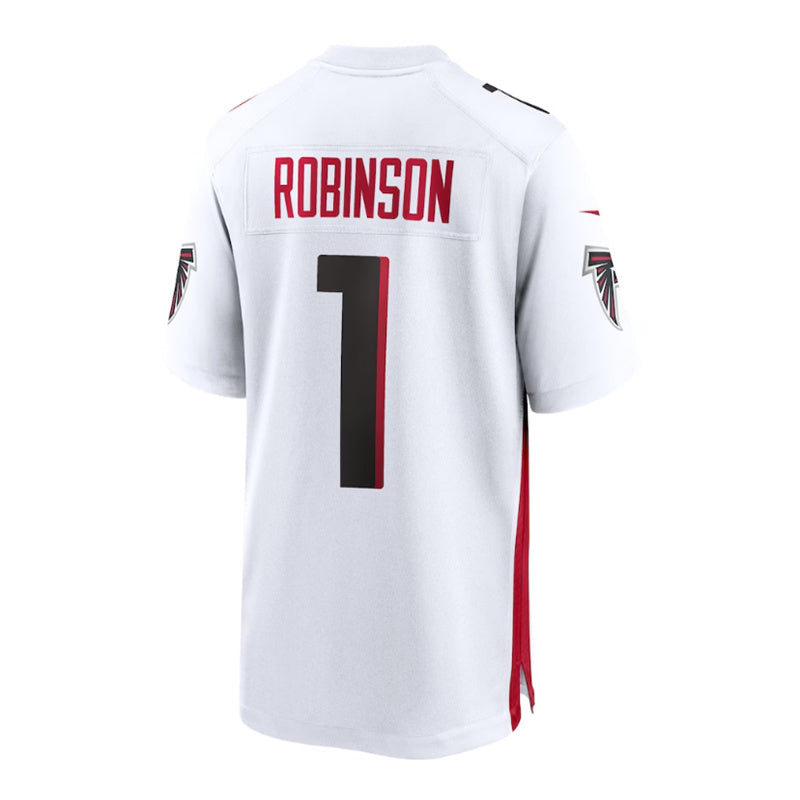 Custom #1 White ATL Football Shirt Top