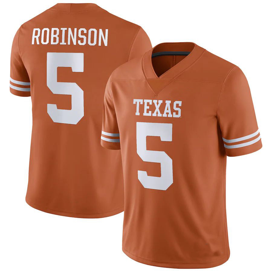 Custom #5 Orange Football Shirt Top