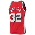 Custom #32 Red 1976 POR Basketball Shirt Top