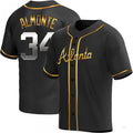 Custom #34 Black ATL Baseball Shirt Top