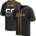 Custom #60 Black ATL Baseball Shirt Top