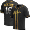 Custom #16 Black ATL Baseball Shirt Top