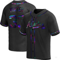 Custom #33 Black ATL Baseball Shirt Top