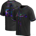 Custom #60 Black ATL Baseball Shirt Top