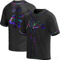 Custom #48 Black ATL Baseball Shirt Top