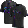 Custom #28 Black ATL Baseball Shirt Top