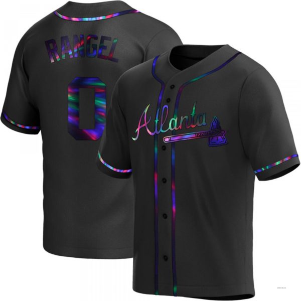 Custom #0 Black ATL Baseball Shirt Top