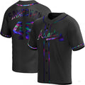 Custom #48 Black ATL Baseball Shirt Top